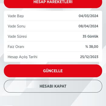 Ziraat Bankası Vadeli Hesap Sorunu