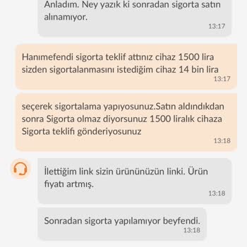 Trendyol Trendol Sigorta Şikayet