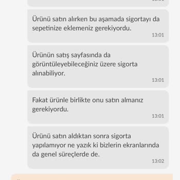 Trendyol Trendol Sigorta Şikayet