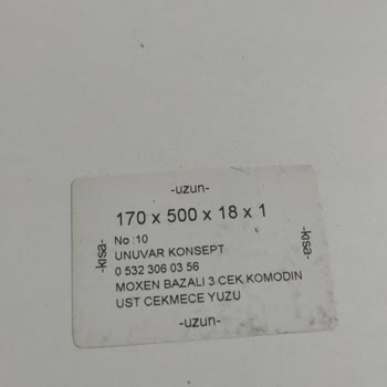 Ünüvar Konsept Mobilya Şikayet Yazık