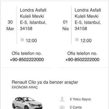 Pegasus'tan Araç Kiralama Yapmayın