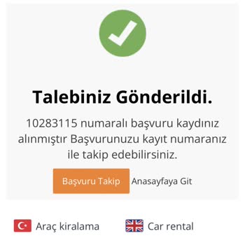 Pegasus'tan Araç Kiralama Yapmayın