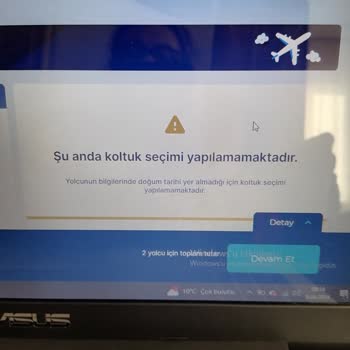AJet (Anadolu Jet) Havalimanı Check-In Sürecinde Yaşanan Sorun Ve Çözüm Beklentisi