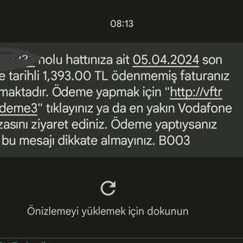 Vodafone Başka Bir Operatöre Geçince Fahiş Faturalandırma.