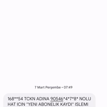 Vodafone Hattıma İzinsiz İşlem Şikayeti