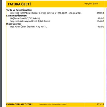 Millenicom Cayma Bedeli İstenmesi