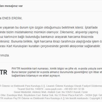 Paytr Firmasının Küçük Hareketleri