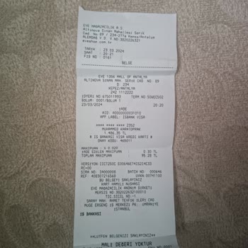 Eve Mağazacılık İade Ürün N Parasını Alamıyorum