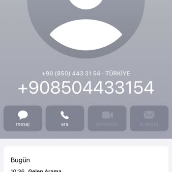 0850 443 31 53 Taahhüt Bitti Başlığı Altında Arayan Müşteri Temsilcisi