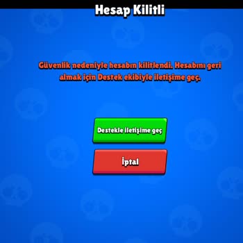 Brawl Stars Kilitlenmiş, Ele Geçirilmiş Hesap