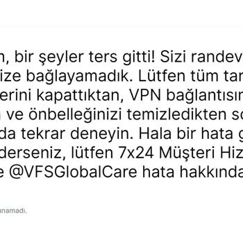 Vfsglobal - Fransa Randevusu Bulmak İmkansız, Bulunca Da Sistem Hatası