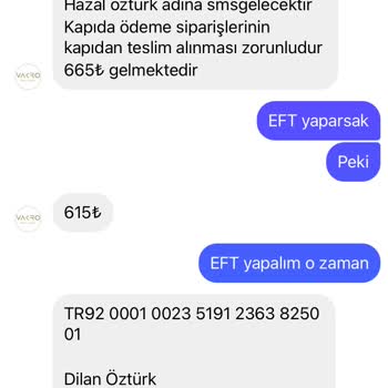 Vakroline Parayı Alıp Geri Dönüş Yapmıyor