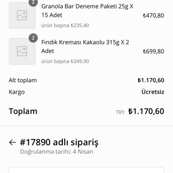 Züber Eksik Gönderim