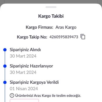 Etik Ve Ahlak Dışı Hizmet, Aras Kargo Pişmanlığı!