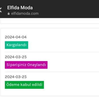 Elfidamoda Şikayet Kargoya Vermedikleri Halde Verdik Yazmaları