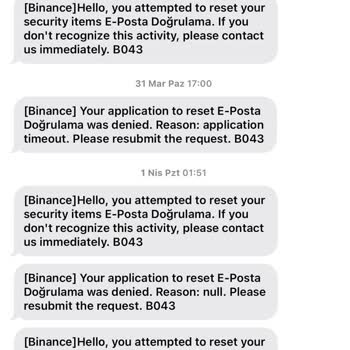 Binance Global Mail Değişiklik Sorunu