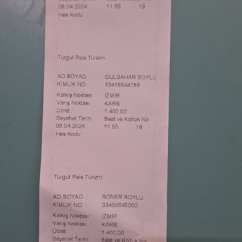 Turgutreis Turizm İptal Edilen Bilet Paramı Vermiyor