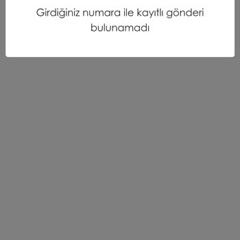 Kolay Gelsin Kargo Sorunu