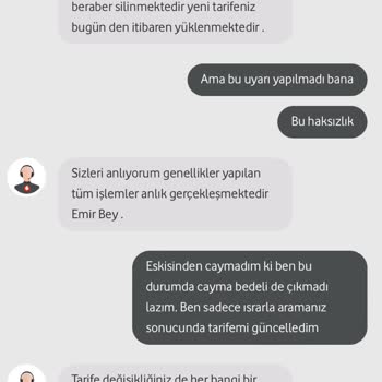 Vodafone Sözleşmeyi İzinsiz İptal Ediyor.