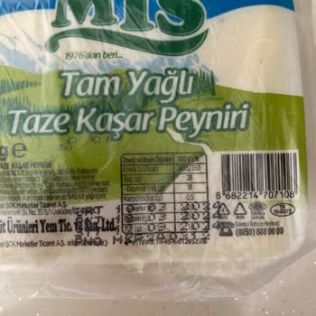 Şok Market Son Kullanma Tarihi Geçmiş Mis Kaşar Peyniri