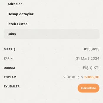 Sanal Yağ Market'te Bekleyen Sipariş Sorunu