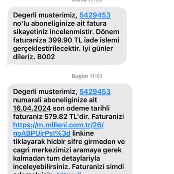 Millenicom İnternet Hizmetinde Beklenenin Altında Hız Ve Fatura Sorunu