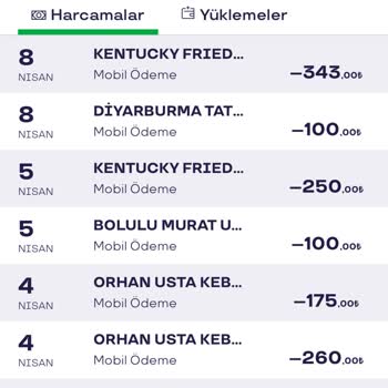 KFC Ödeme Ve Geri Alamama