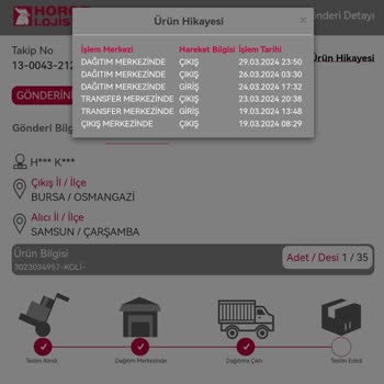 Horoz Lojistik'in Bir Türlü Teslim Etmeyi Başaramadığı Kargo