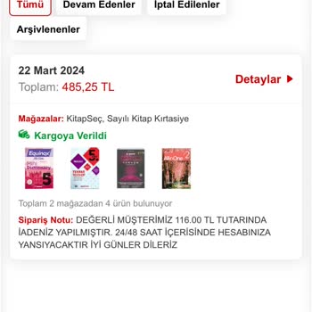 Kitap Seç Firması Siparişi Eksik Yolladı