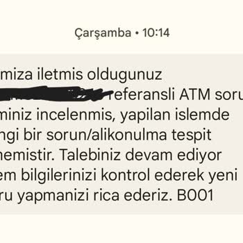 Ziraat Bankası ATM Si Sorunu