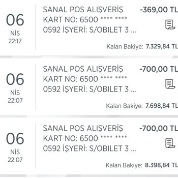 Obilet İki Defa Fazladan Para Çekti