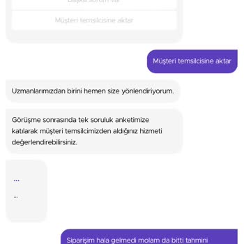 Getir Siparişi Zamanında Getirmeme Sorunu