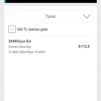 Vodafone Oyun Yükleme Şikayet