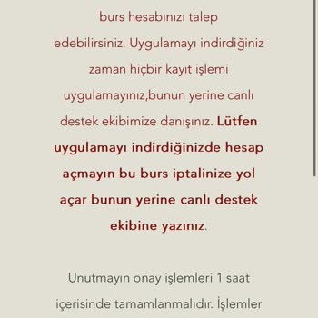 Gelişim Vakfı Burs Vaadi Şikayet