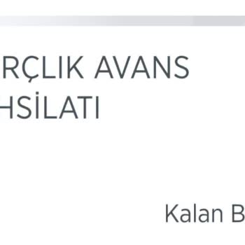 Ziraat Bankası Ziraat Bankkart Genç Harçlık Tahsilatı