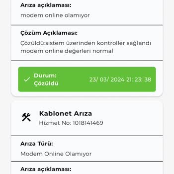 Kablo Net İnternet Bağlantı Sorunu