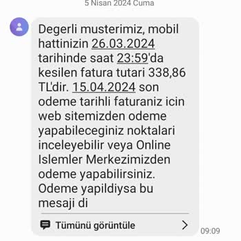 Pttcell Haksız Cayma Bedeli Talebi