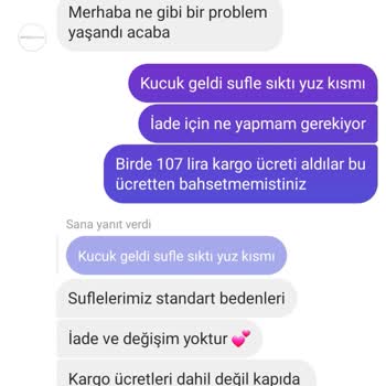 Beyda Gültekin Tüketici Hakları Derneği Ürün Küçük Geldi İade Yapmıyorlar
