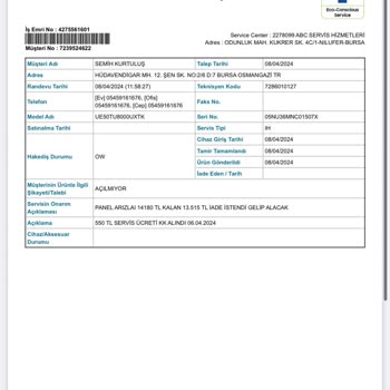 Samsung Gizli Ayıp Ürün Satıyor