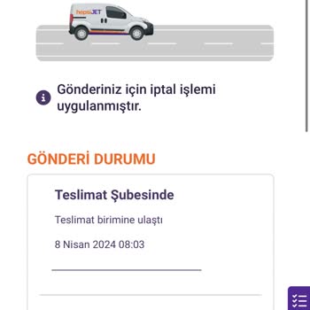 hepsiJET Habersiz İade Oluşturdular