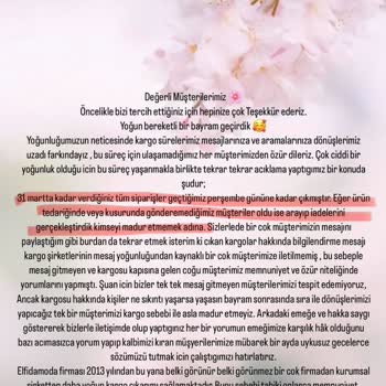 Elfida Moda Siparişleri Göndermiyor İade Yapmıyor.