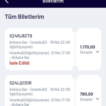 TCDD Yolculuktan Vazgeçen Yolculara Para İadesi Yapmazmış