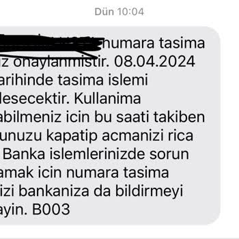Vodafone Hat Taşıdım Ama Açılmadı