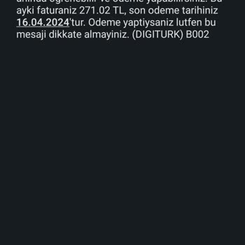 Digiturk İnternet Aboneliği Olacak Denilerek Kandırılma