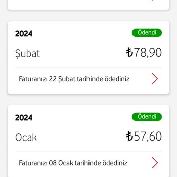 Vodafone Taahhüt Dışı Zam Yağmuru