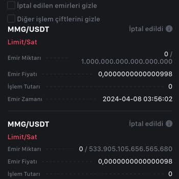 Mexc Coinde Varlık Kaybı