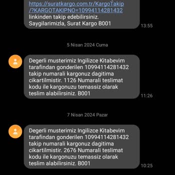 Sürat Kargo Ürünü Adrese Teslim Etmiyor