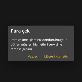 Mobilbahis Hesap Dondurması, Para Çekememe