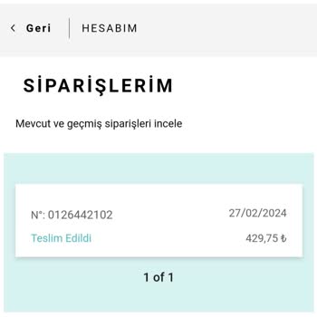 Watsons Gel Al Hemen Siparişi Sorun