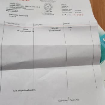 Vodafone Den Almış Olduğum Tp_link Mesh Wi-Fi E4 Cihazının Bozuk Gelme